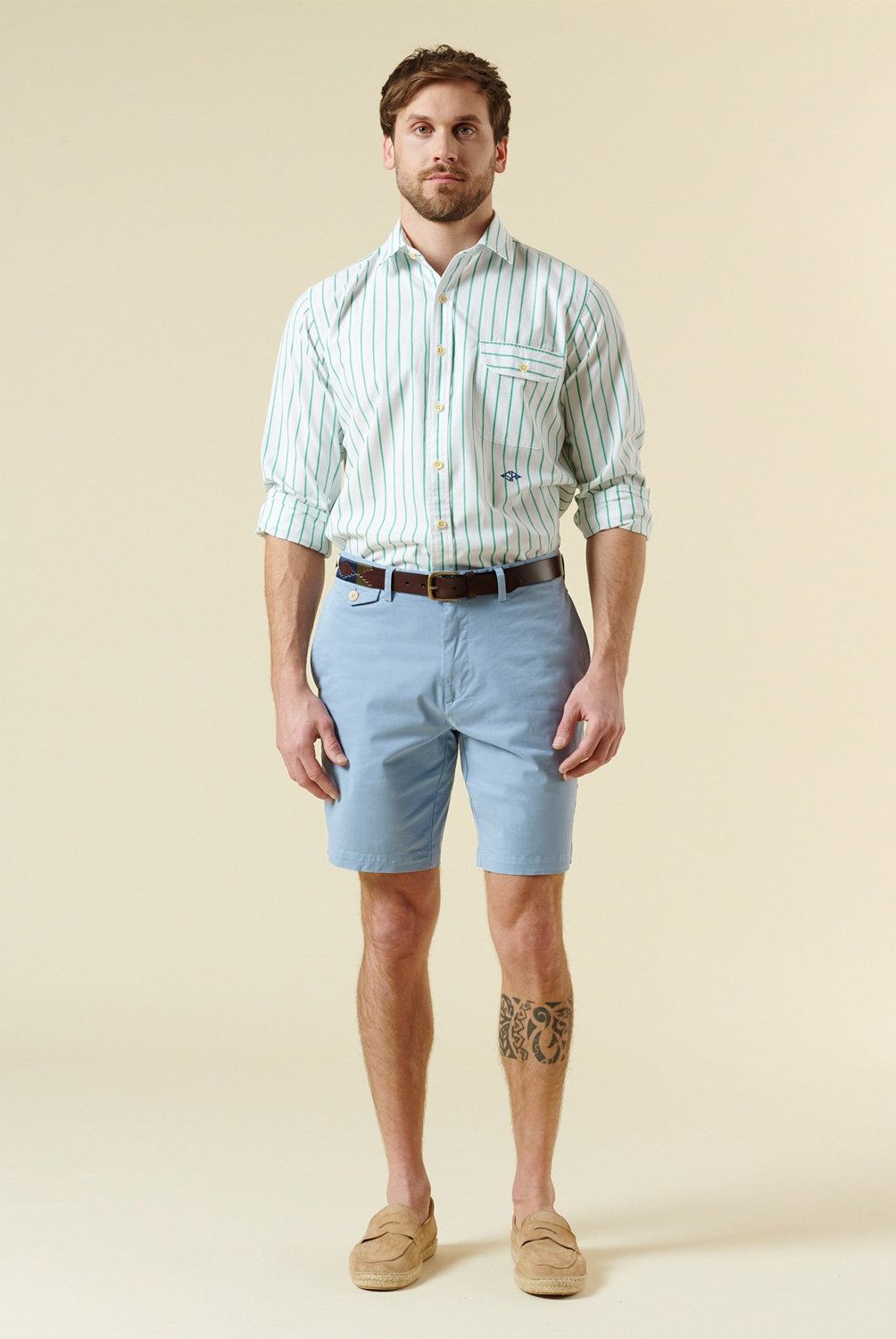SAVILLE ROW - Bermuda Casual Slim Hombre Saville Row
