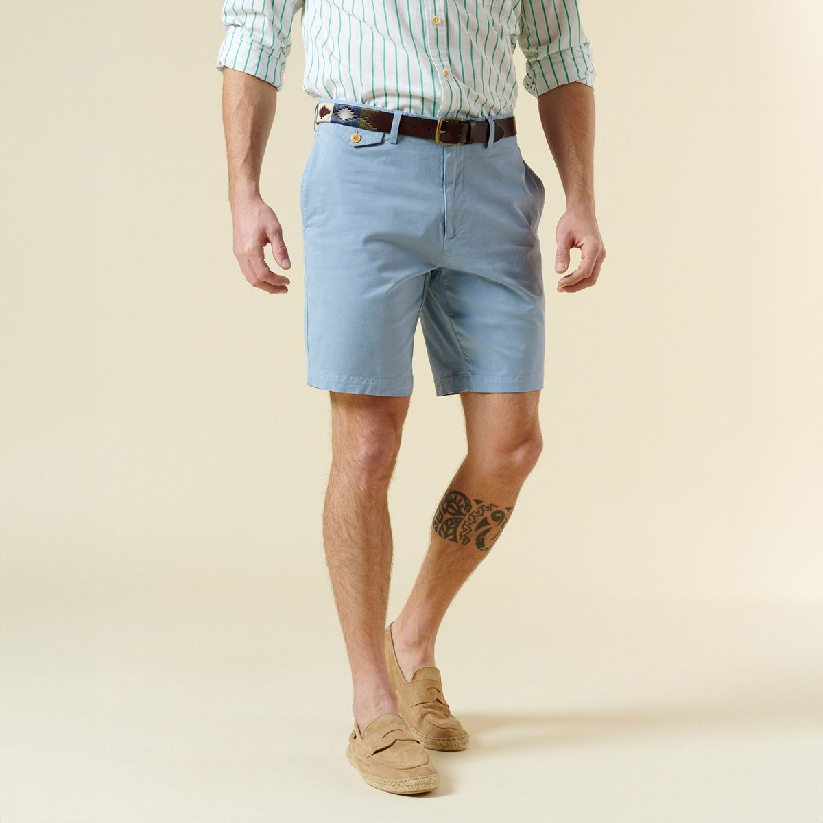 SAVILLE ROW - Bermuda Casual Slim Hombre Saville Row