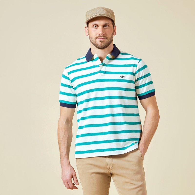 SAVILLE ROW - Polera Manga Corta Algodón Hombre Saville Row