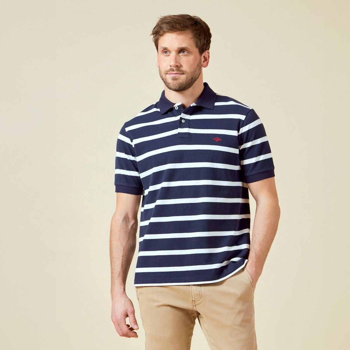 SAVILLE ROW - Polera Manga Corta Algodón Hombre Saville Row
