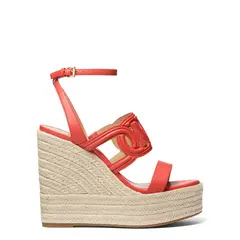 MICHAEL KORS - Sandalia Mujer Cuero Naranjo