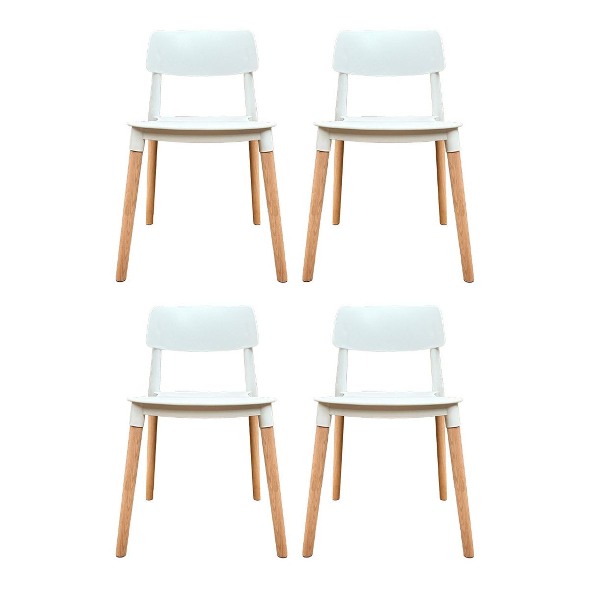 EL BARCO - Pack 4 Sillas Lisboa Blanca El Barco