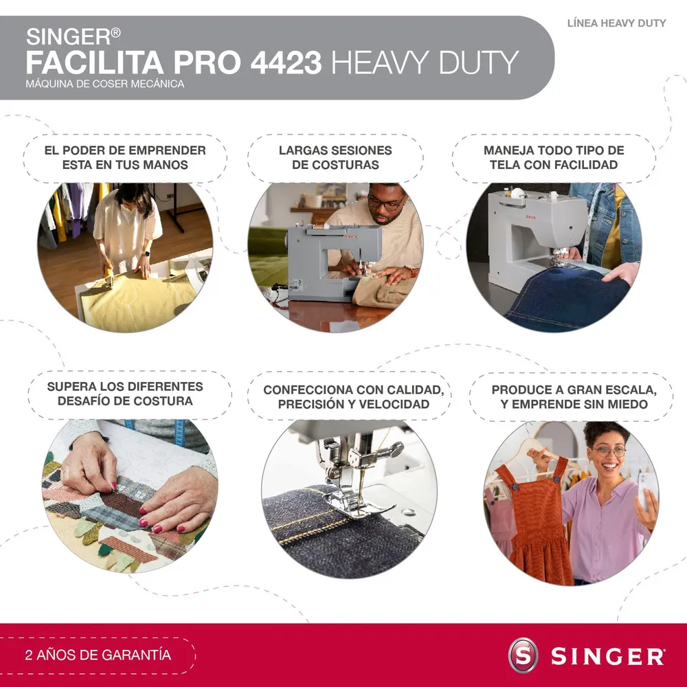 Singer 4423 Facilita Pro Gris, foto 4