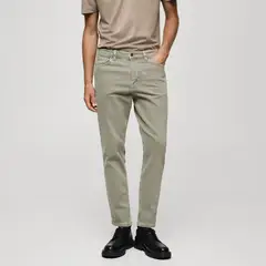 MANGO MAN - Jeans Benc Tapered Cropped Hombre