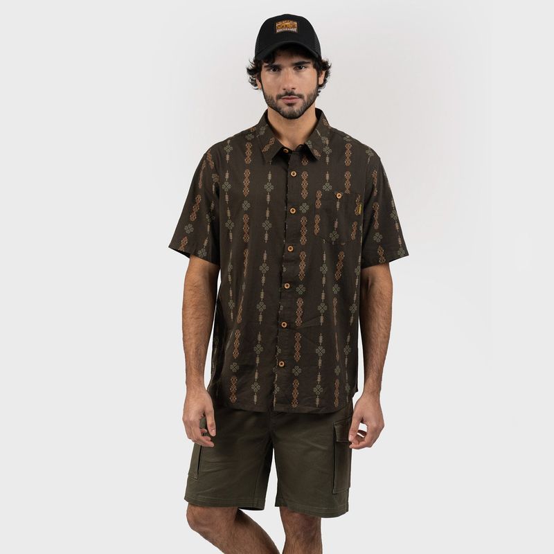 GNOMO - Guayabera Manga Corta Hombre Gnomo