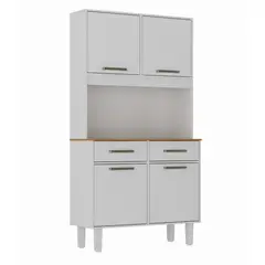BE DESIGN - Mueble Cocina Pop Plus 4 Puertas Blanco