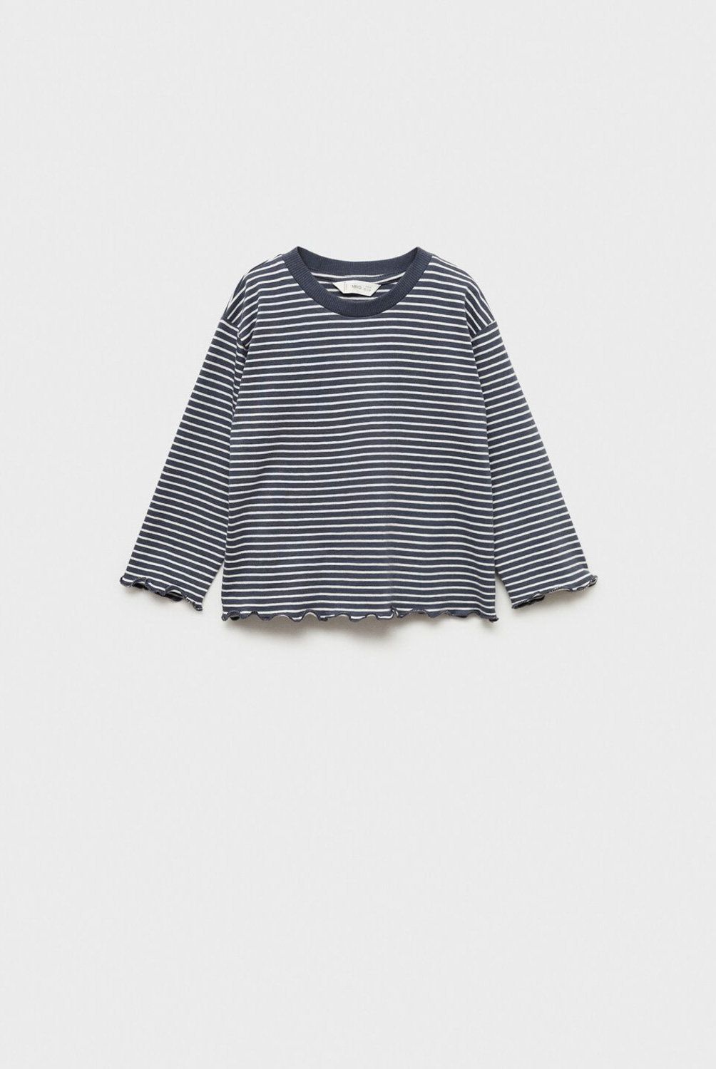 MANGO KIDS - Polera Algodón Rayas Bebé Niña Mango Kids