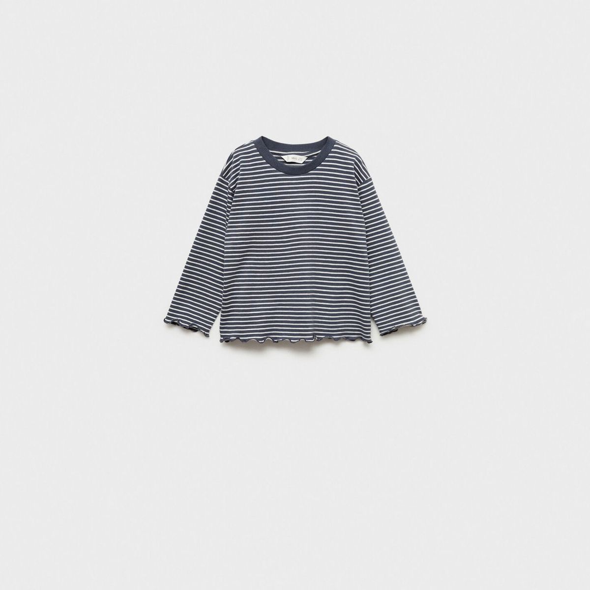 MANGO KIDS - Polera Algodón Rayas Bebé Niña Mango Kids