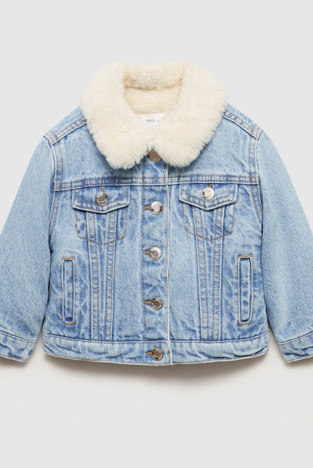 MANGO KIDS - Chaqueta Interior Pelo Bebé Niña Mango Kids