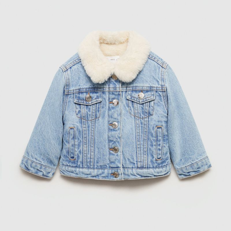MANGO KIDS - Chaqueta Interior Pelo Bebé Niña Mango Kids