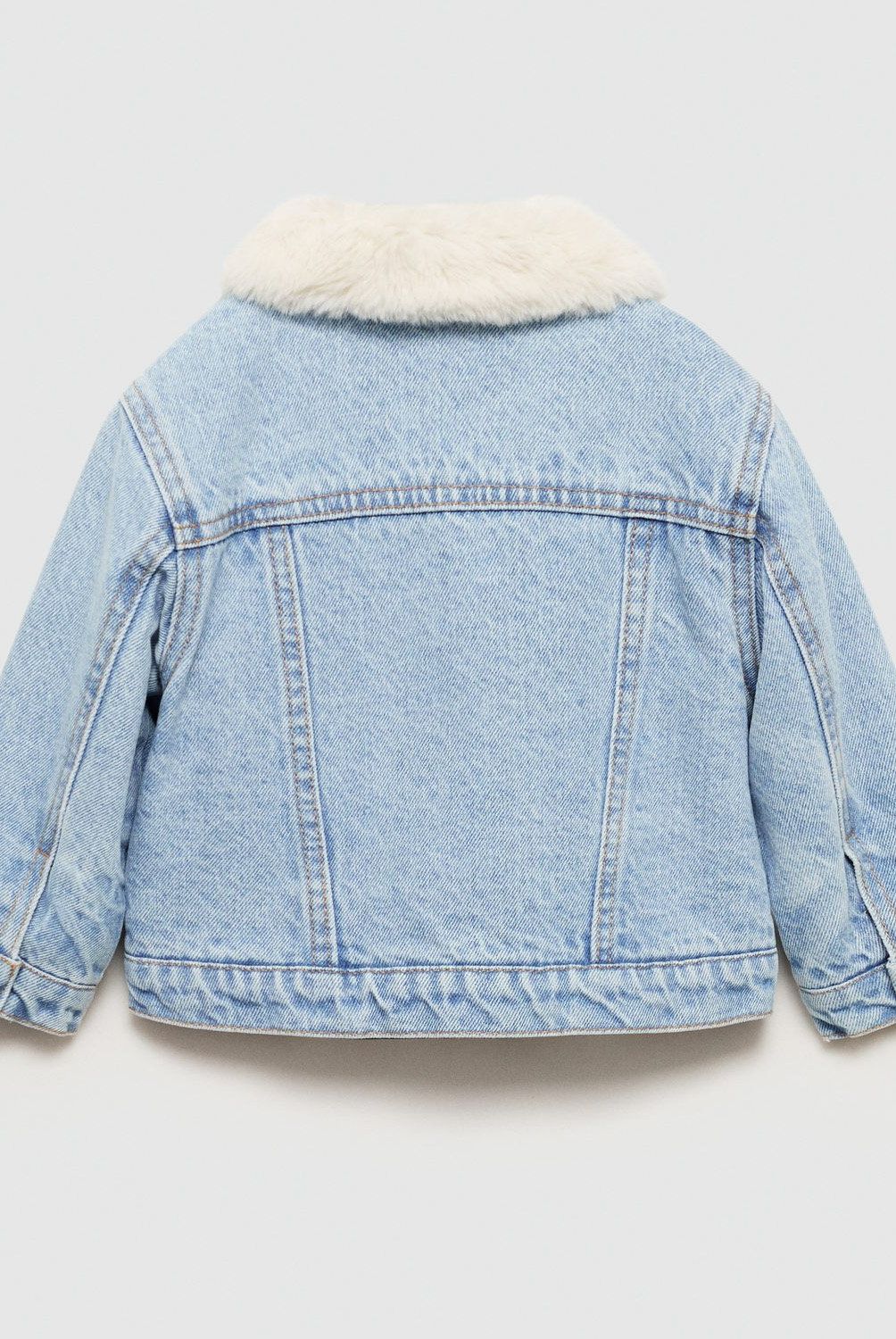 MANGO KIDS - Chaqueta Interior Pelo Bebé Niña Mango Kids