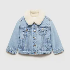 MANGO KIDS - Chaqueta Interior Pelo Bebé Niña