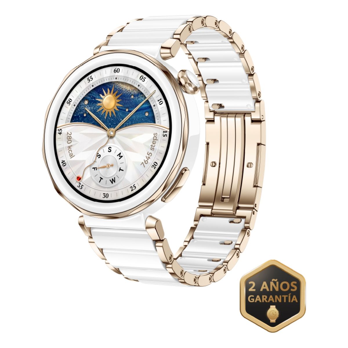 HUAWEI - Huawei Watch GT 5 Pro 42mm Blanco Cerámico