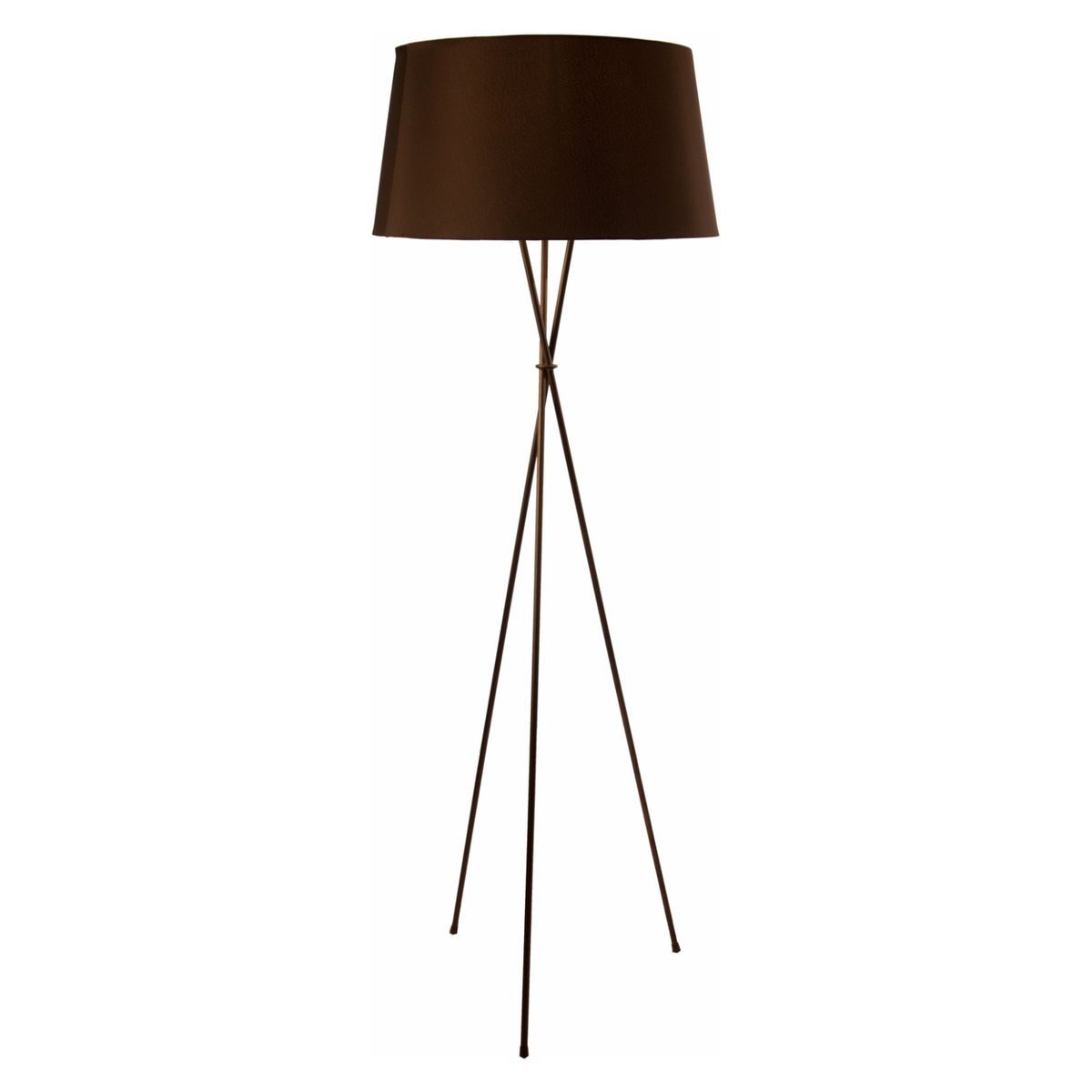 DISEÑO 3 - Lámpara Pie Tripode Negro Diseño 3