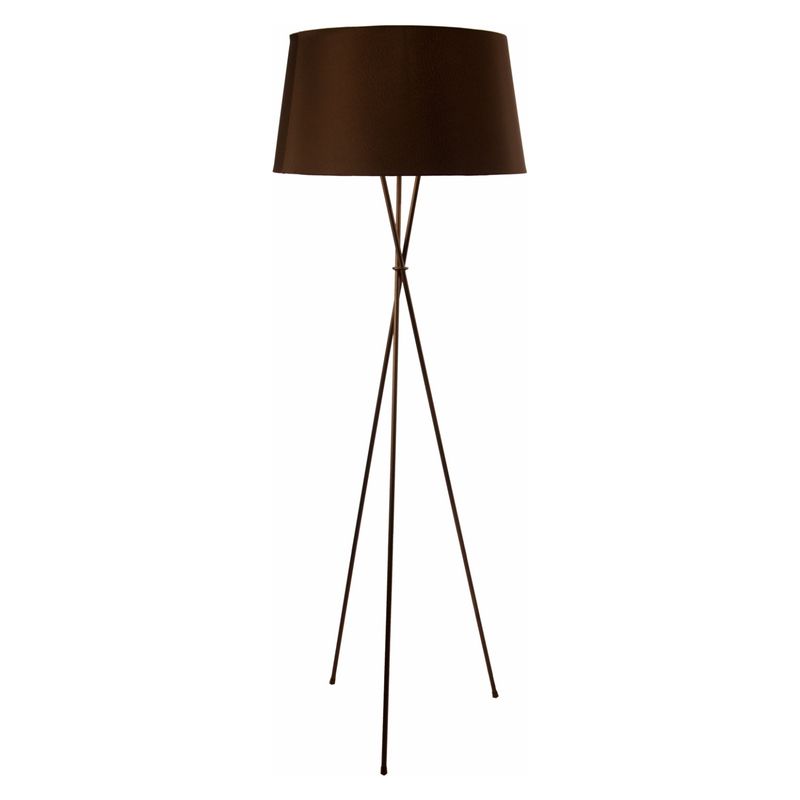 DISEÑO 3 - Lámpara Pie Tripode Negro Diseño 3