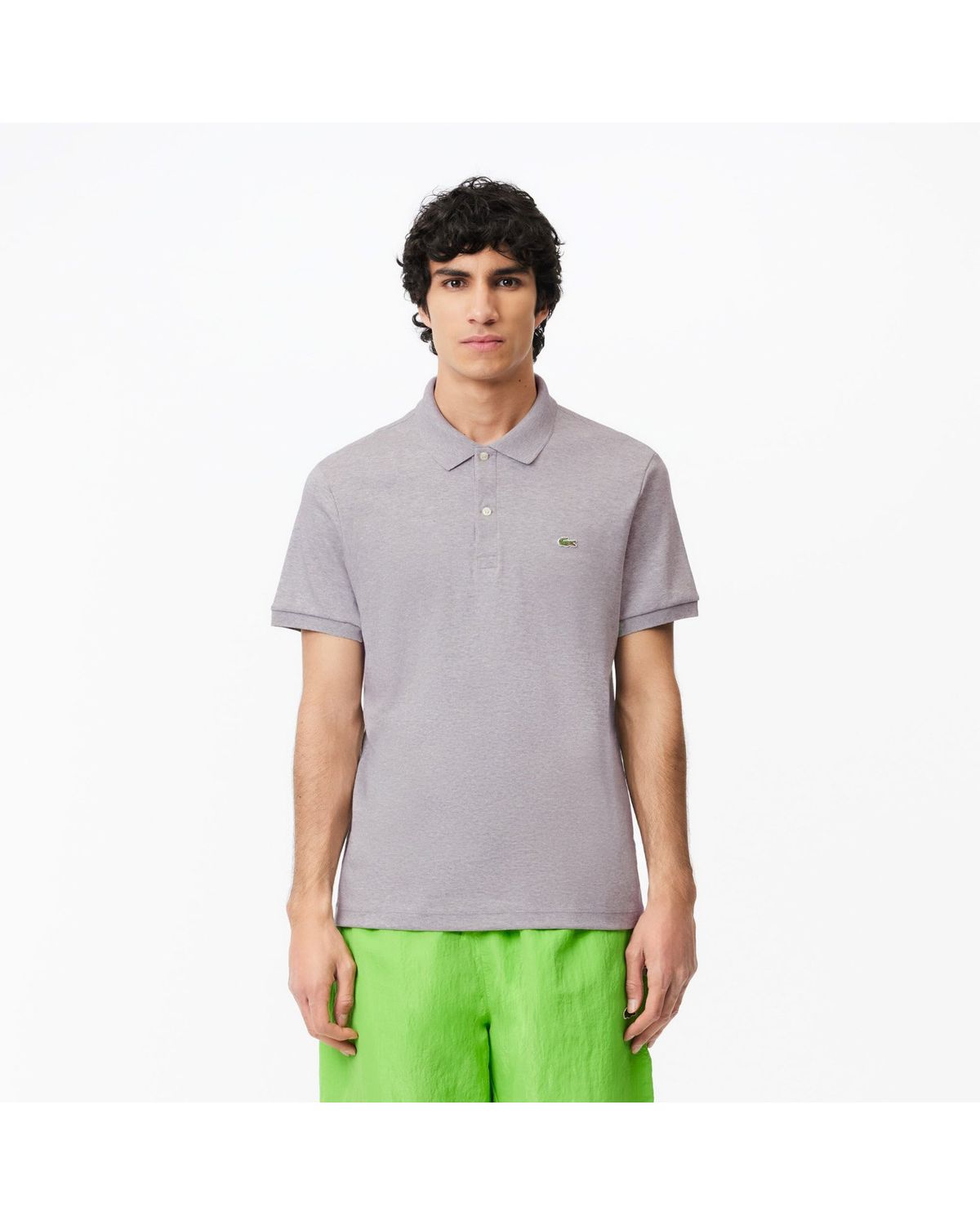 Green Cyber Monday Lacoste LACOSTE Polera Manga Corta Algodón