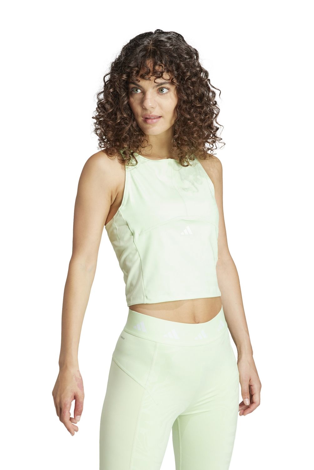 ADIDAS - Polera Crop Manga Larga Deportiva Mujer Adidas