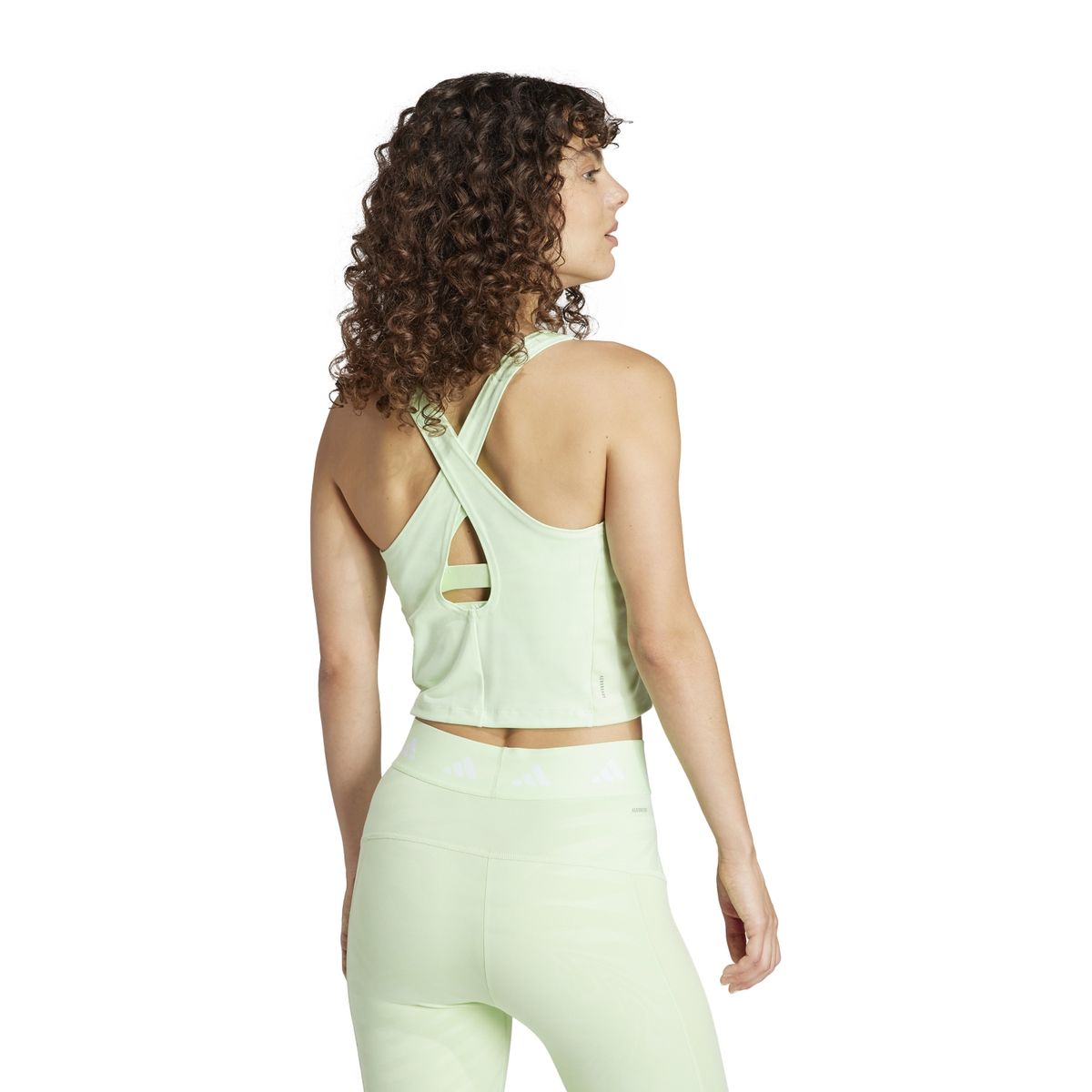 ADIDAS - Polera Crop Manga Larga Deportiva Mujer Adidas