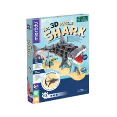MIEREDU - Puzzle Eco 3D Tiburón Blanco