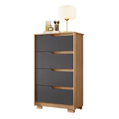 VEKKAHOME - Cómoda Sole 4 Cajones