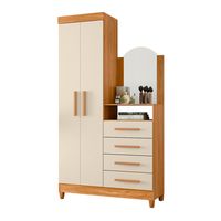 Cómoda Capri 2 Puertas 4 Cajones