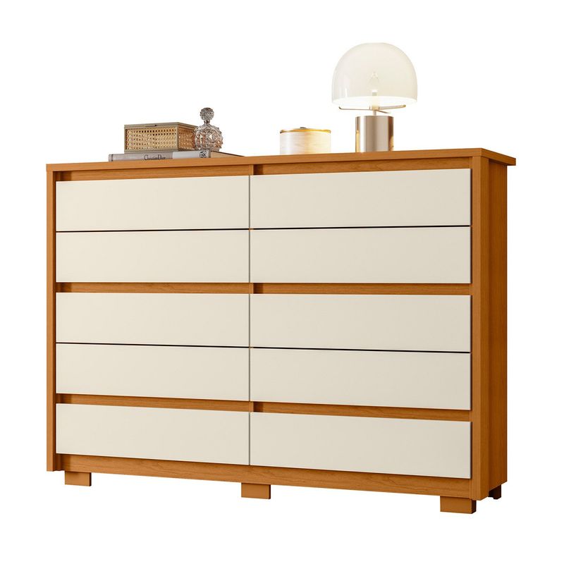 VEKKAHOME - Cómoda Dueto 10 Cajones Vekkahome