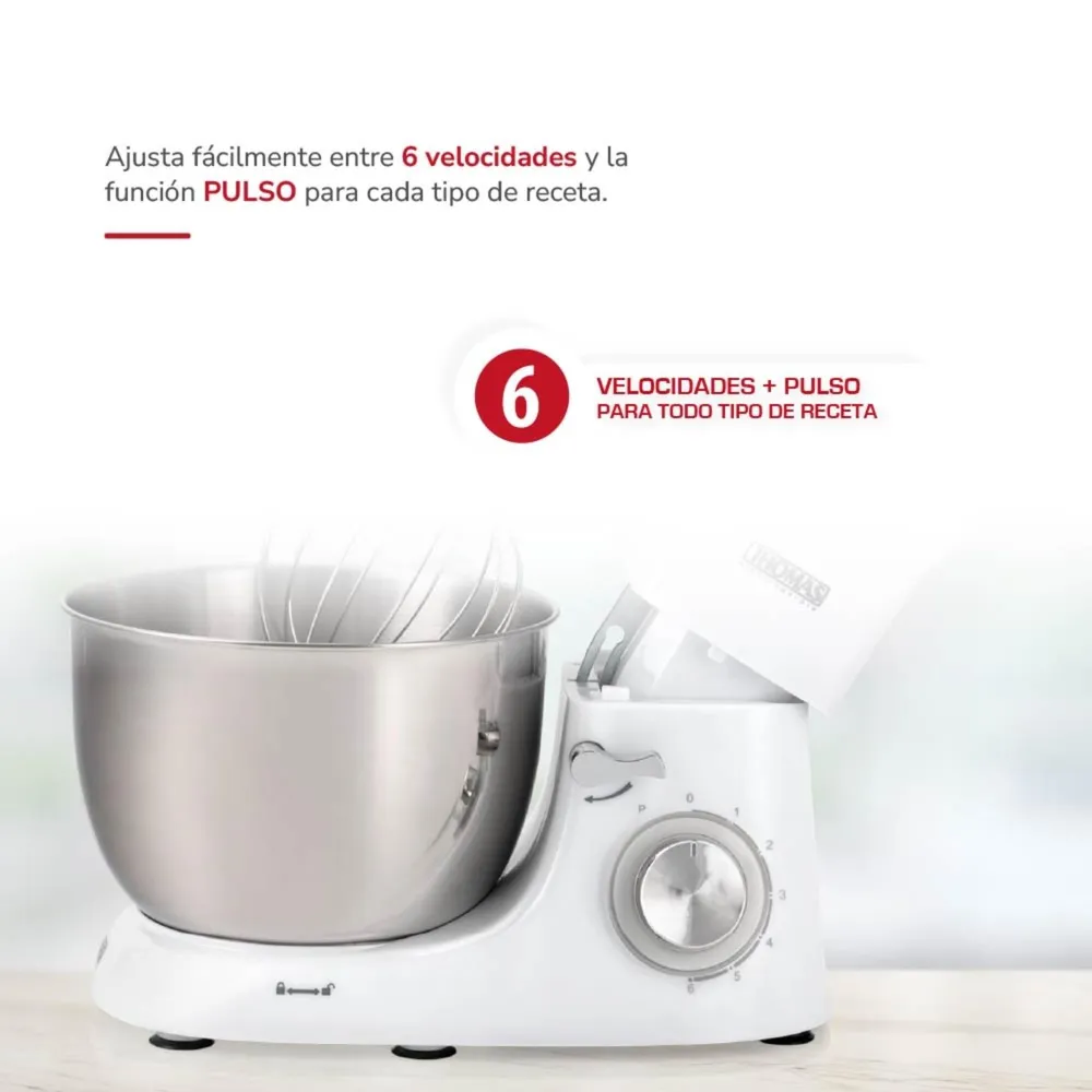Thomas Batidora Pedestal Planetaria 4 L TH-911B Blanco, foto 3