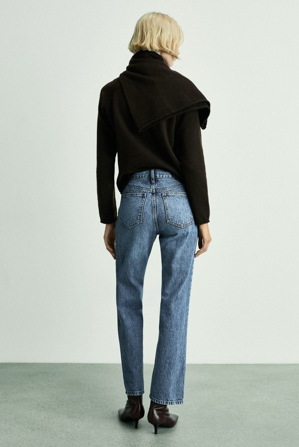 MANGO - Jeans Matilda Tiro Medio Rectos Mujer Mango