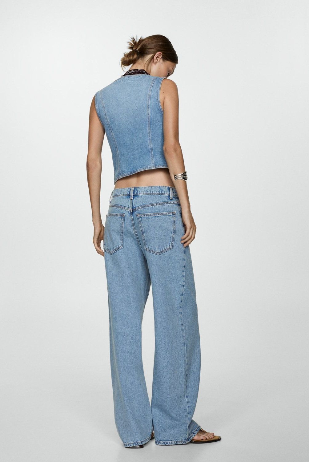 MANGO - Jeans Wide Leg Ari  Mujer Mango
