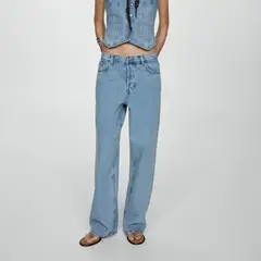 MANGO - Jeans Wide Leg Ari Mujer