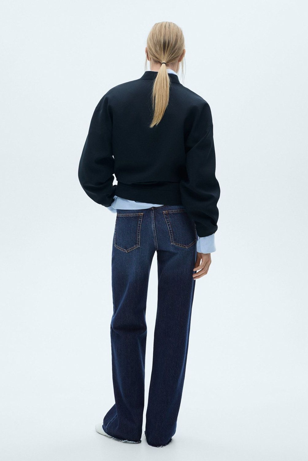MANGO - Jeans Danila Tiro Alto Wideleg Mujer Mango