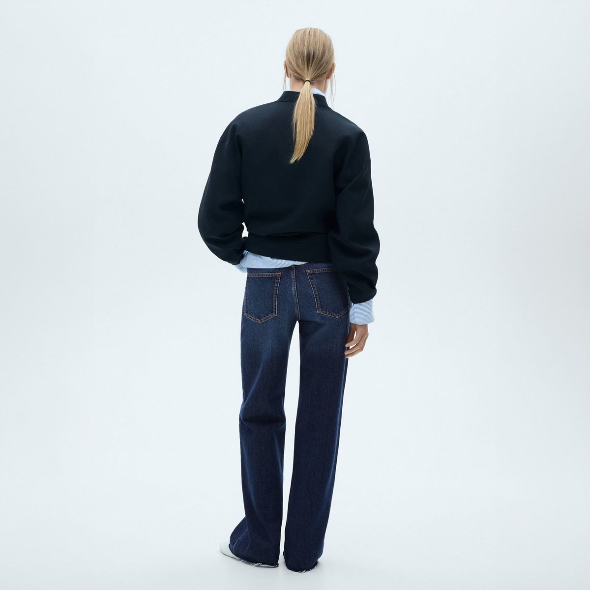 MANGO - Jeans Wide Leg Tiro Alto Mujer Mango