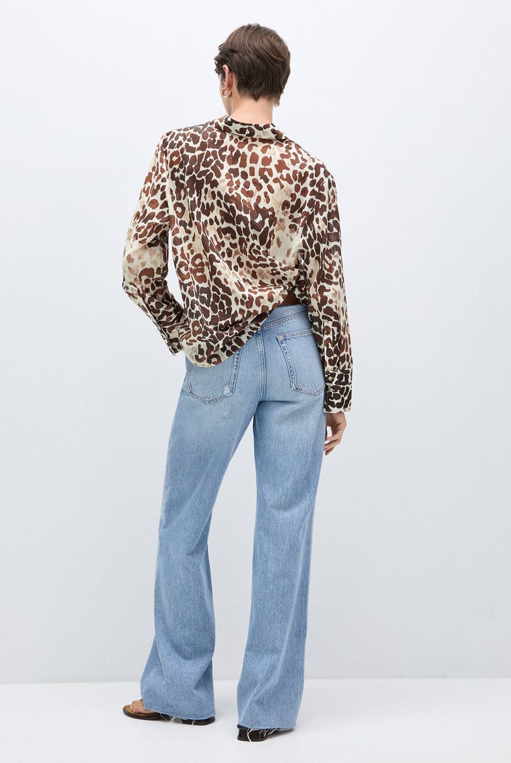 MANGO - Blusa Traje Raya Diplomática Mujer Mango