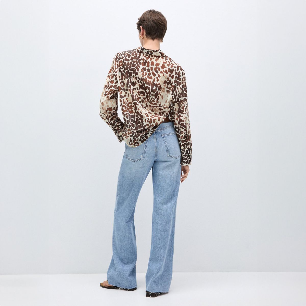 MANGO - Blusa Traje Raya Diplomática Mujer Mango