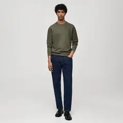 MANGO MAN - Sweater Punto Fino Algodón Hombre