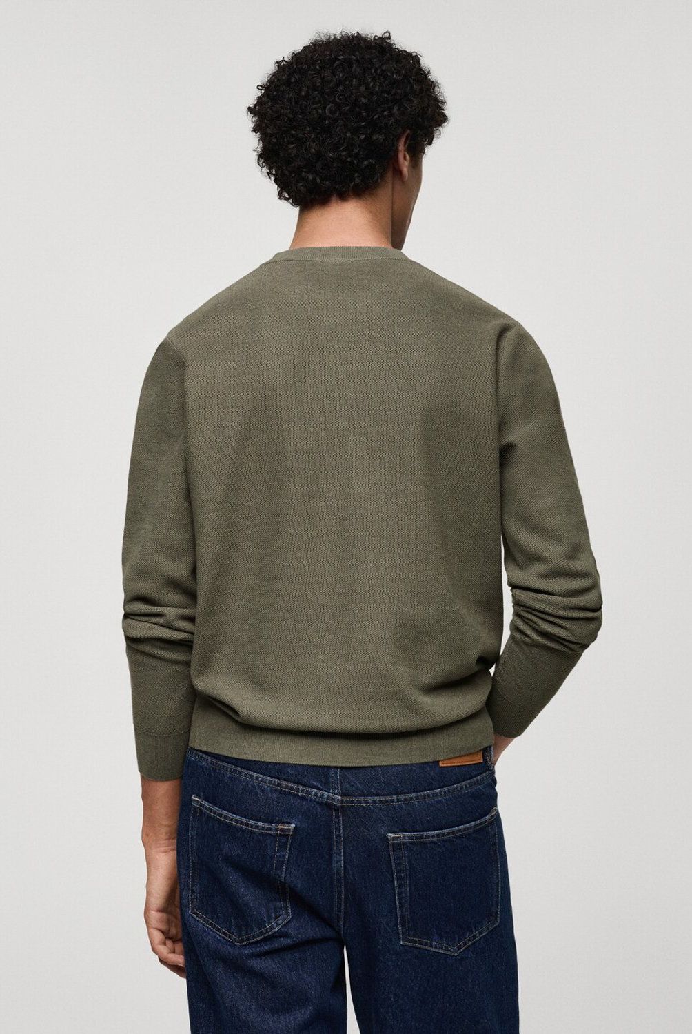 MANGO MAN - Sweater Punto Fino Algodón Hombre Mango Man