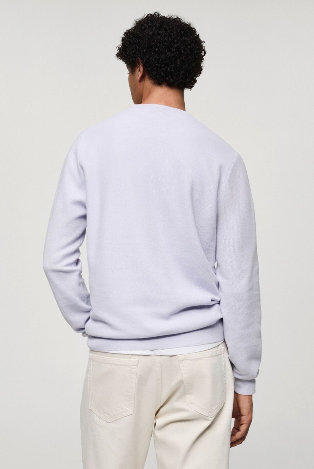 MANGO MAN - Sweater Punto Fino Algodón Hombre Mango Man
