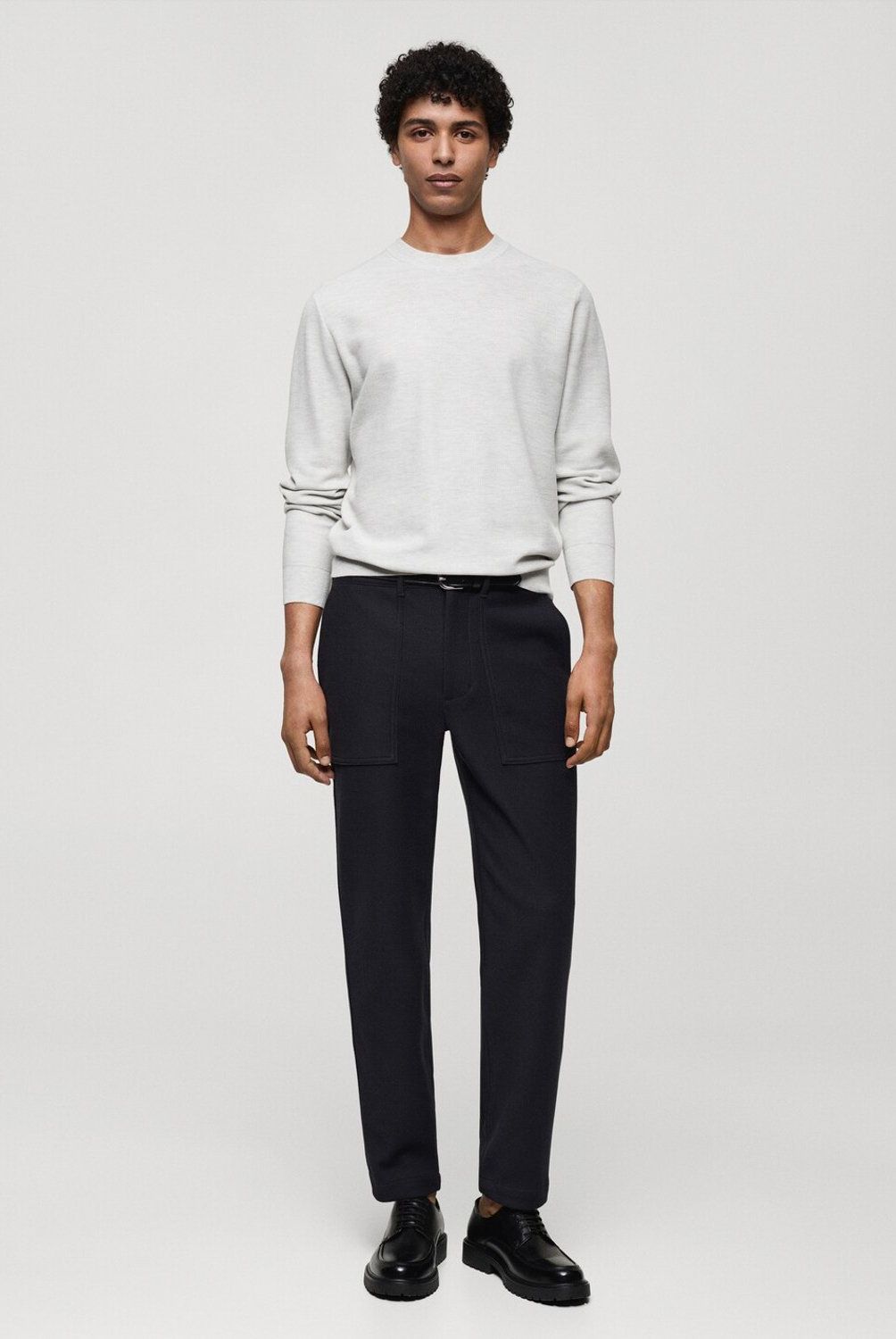 MANGO MAN - Sweater Punto Fino Algodón Hombre Mango Man