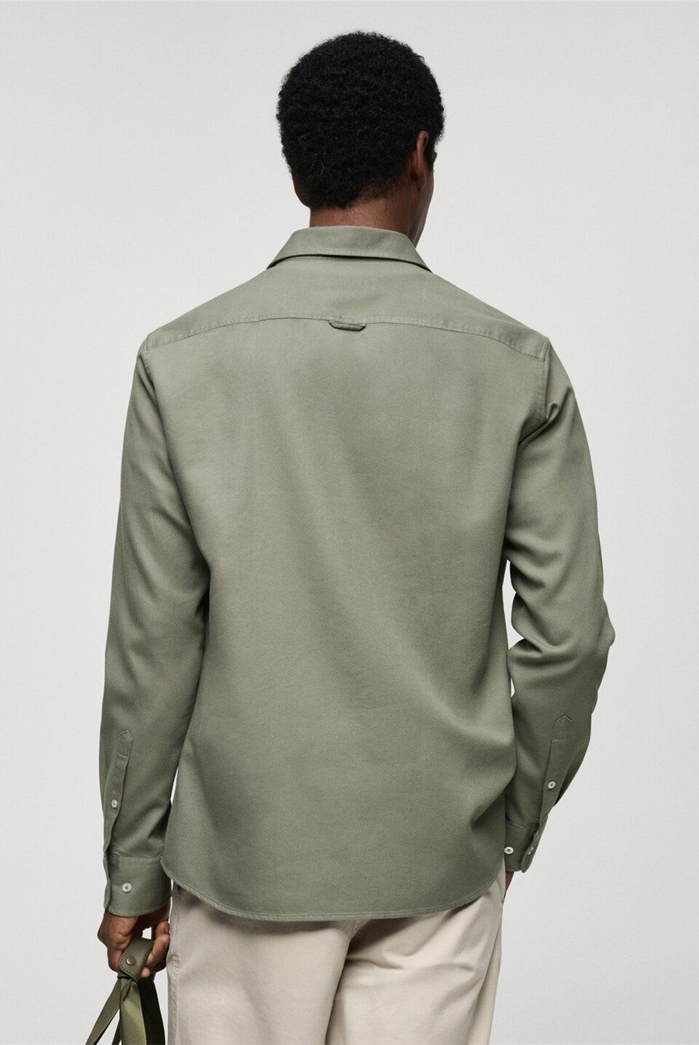MANGO MAN - Camisa Regular Fit Algodón Hombre Mango Man