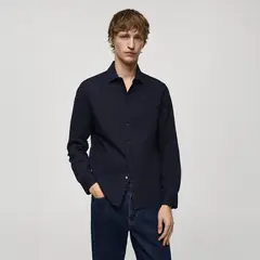 MANGO MAN - Camisa Regular Fit Algodón Hombre