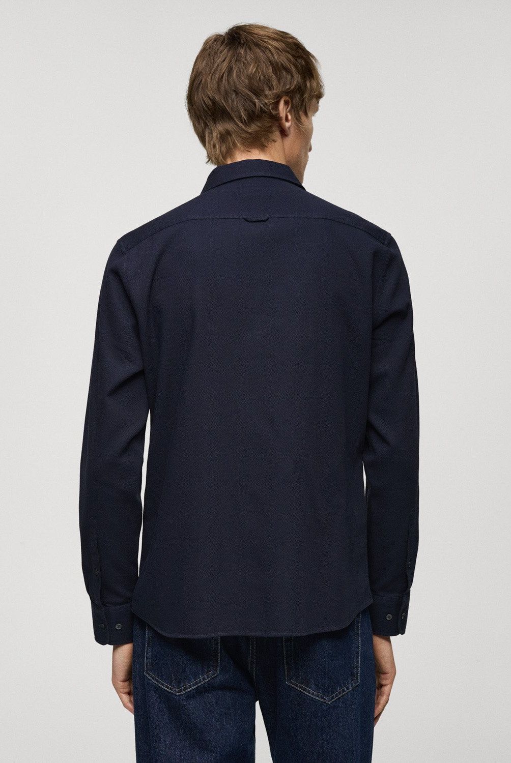 MANGO MAN - Camisa Regular Fit Algodón Hombre Mango Man