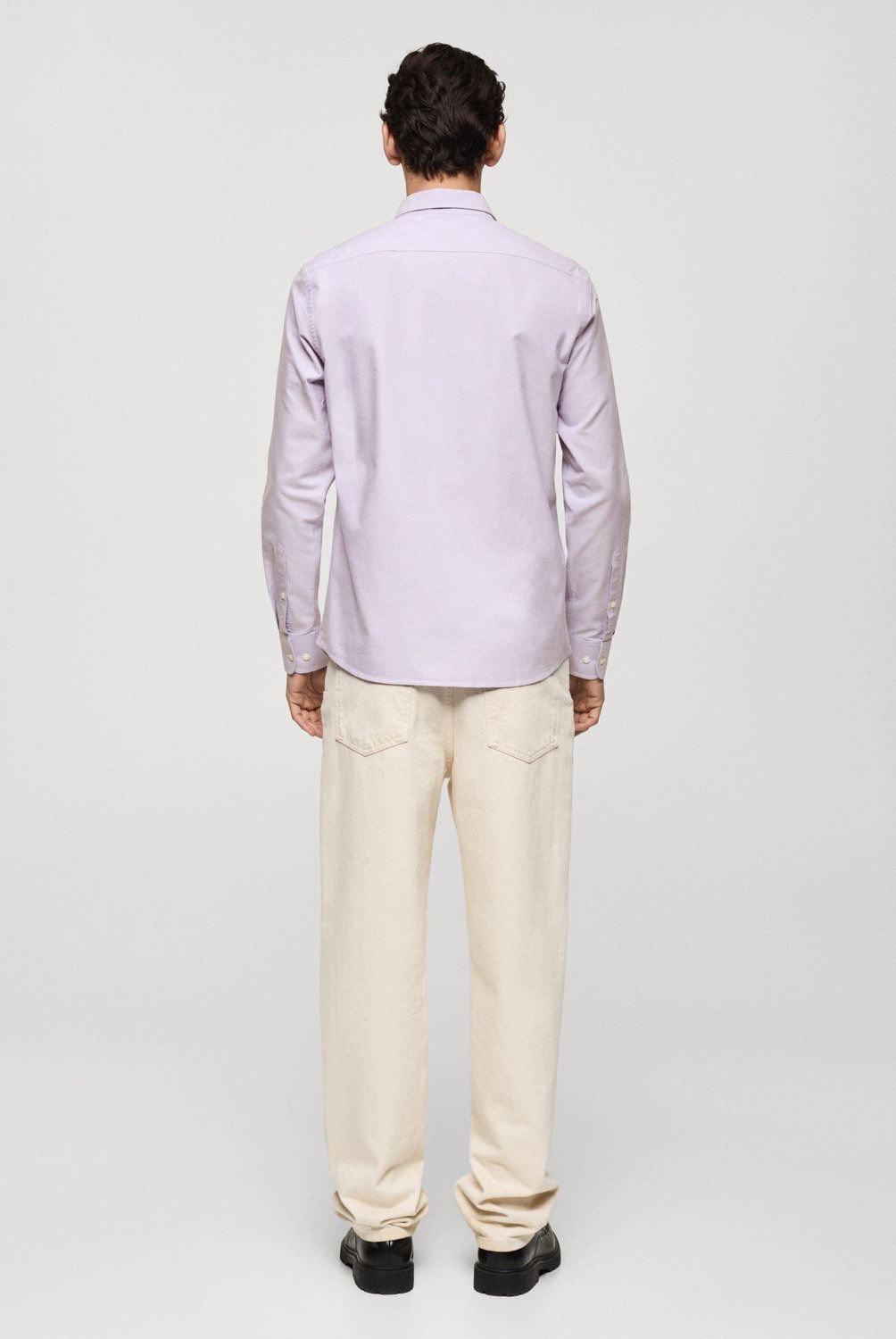 MANGO MAN - Camisa Regular Fit Oxford Algodón Hombre Mango Man