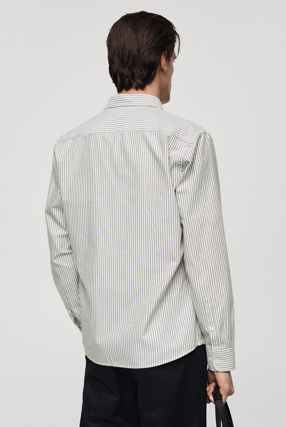 MANGO MAN - Camisa 100% Algodón Rayas Kodak Hombre Mango Man