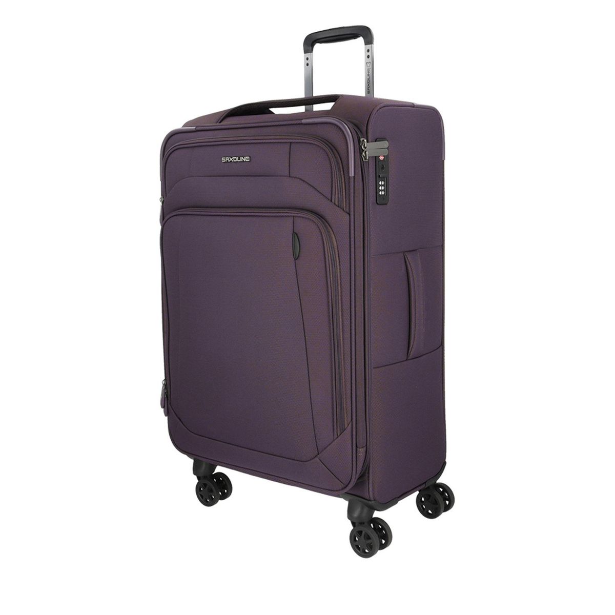 SAXOLINE - Maleta Grande Airshock 4SX Púrpura Saxoline
