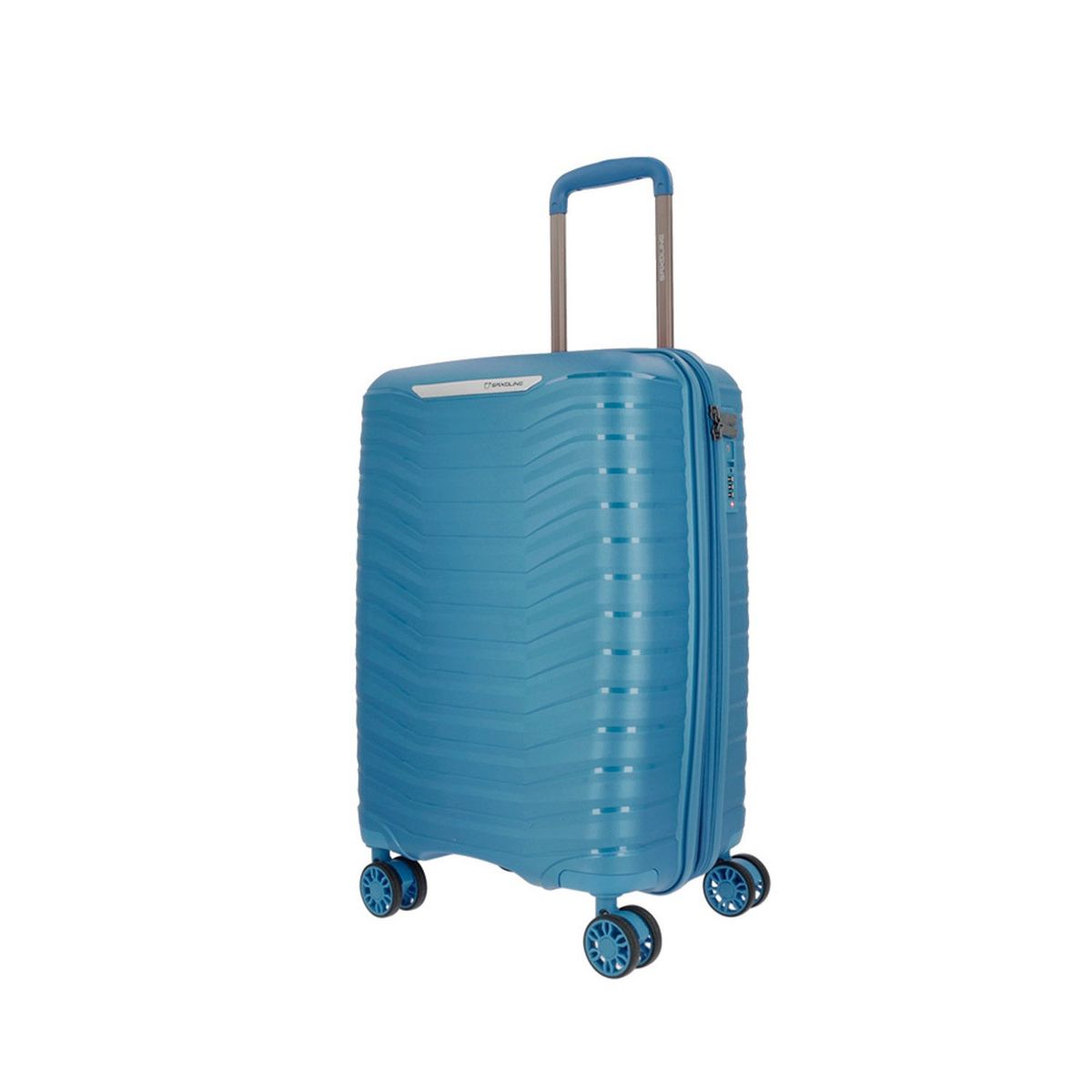 SAXOLINE - Maleta De Cabina Titanium Azul Saxoline
