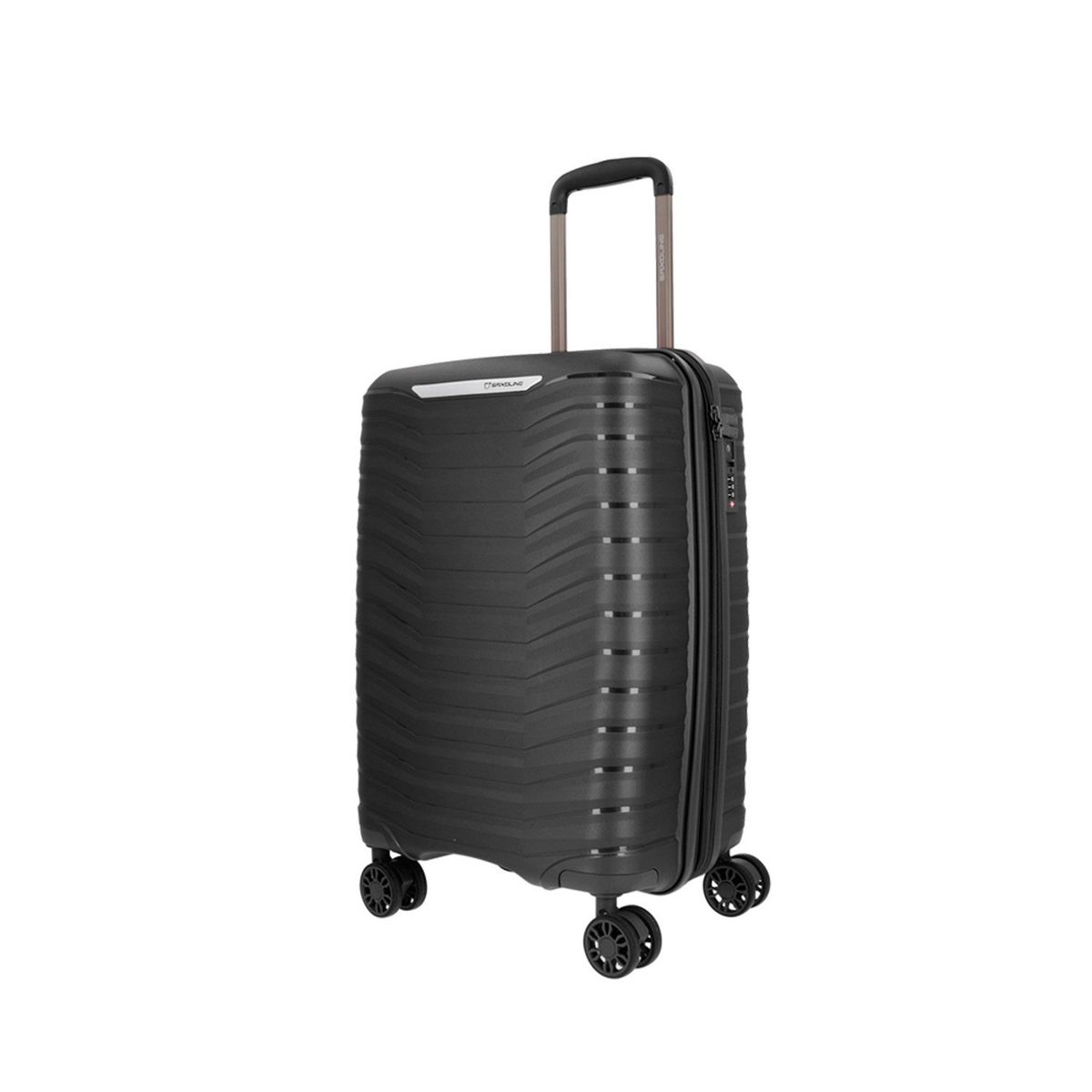 SAXOLINE - Maleta De Cabina Titanium Negro Saxoline