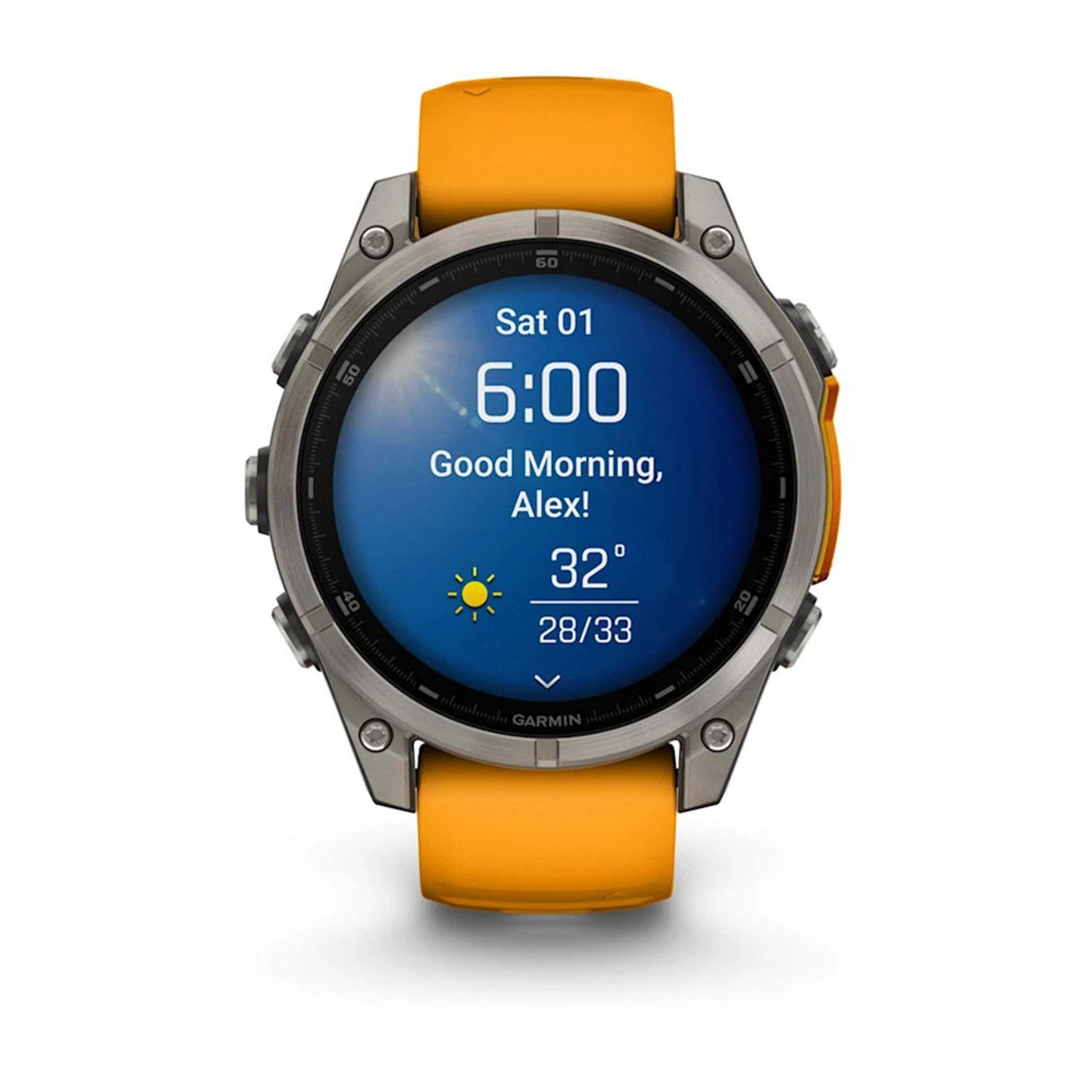 GARMIN Smartwatch Garmin Fenix 8 Saph Orange | Falabella Chile