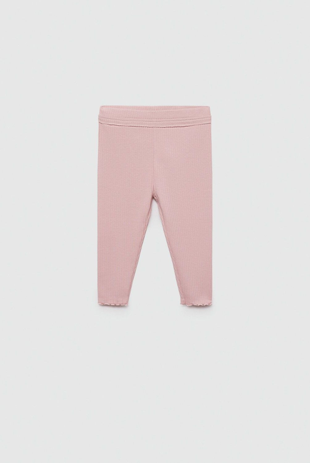 MANGO KIDS - Leggings Canalé Algodón Bebé Niña Mango Kids