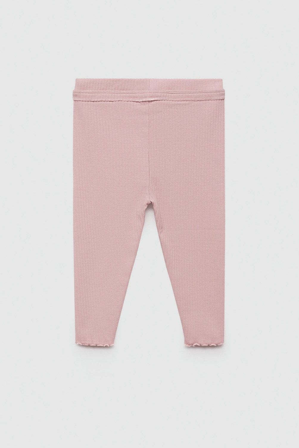 MANGO KIDS - Leggings Canalé Algodón Bebé Niña Mango Kids