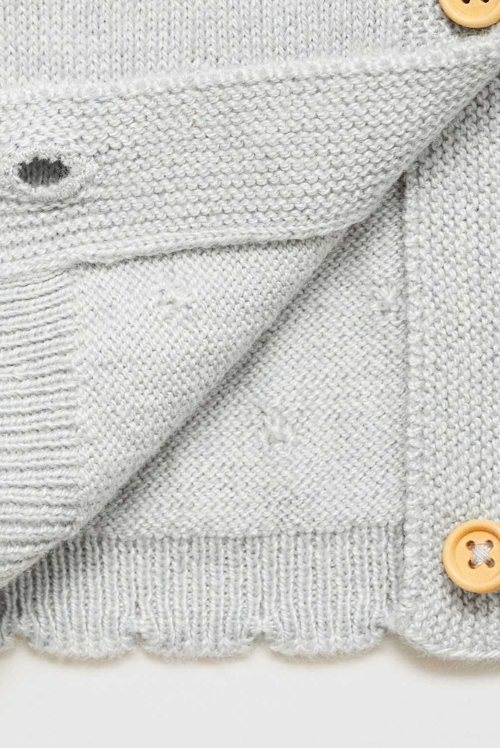 MANGO KIDS - Cárdigan Punto Bordado Unisex Bebé Mango Kids